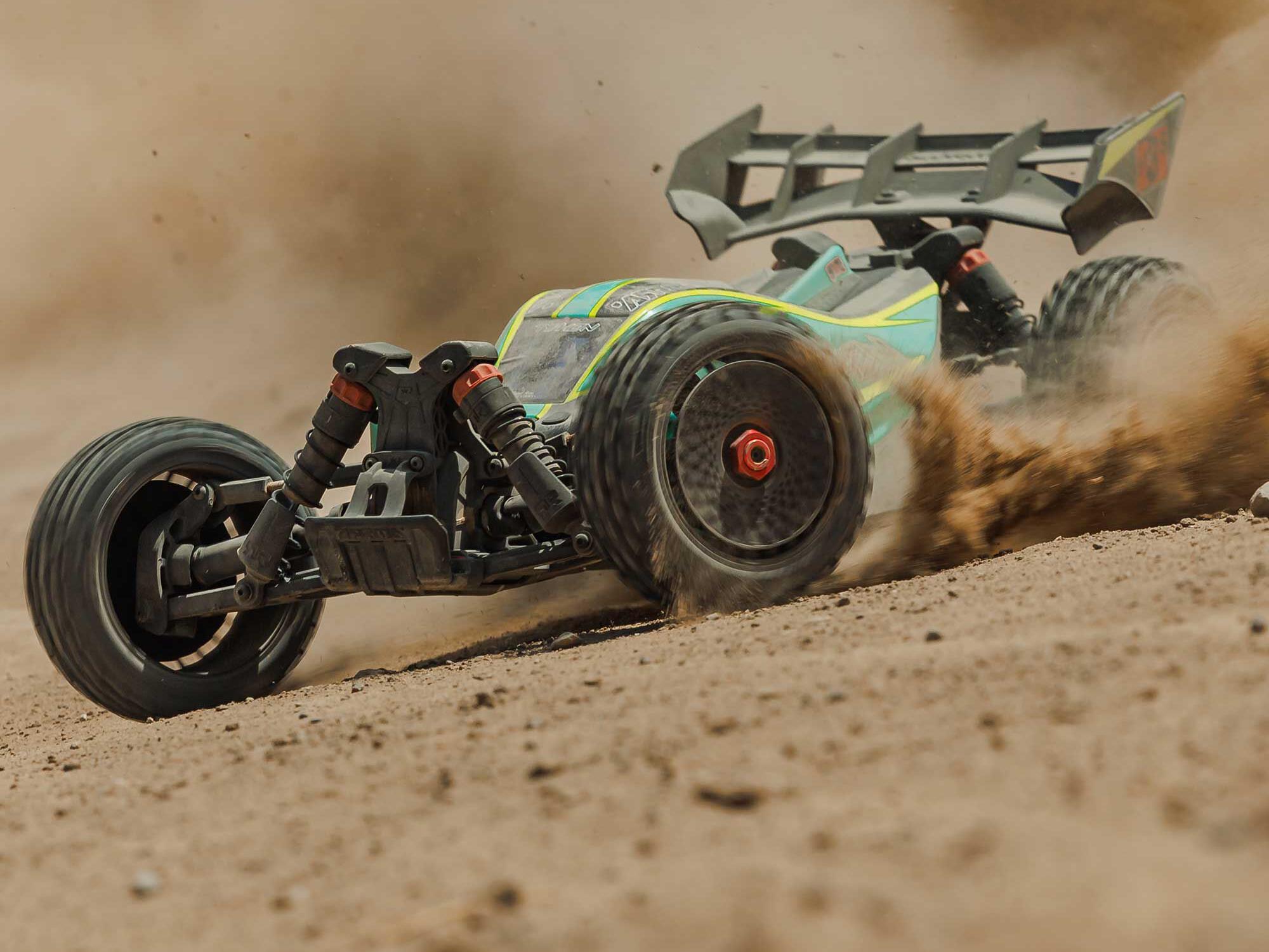 Arrma 1/8 TYPHON 223S BLX 4X4 Buggy RTR with DSC Green - Image 10