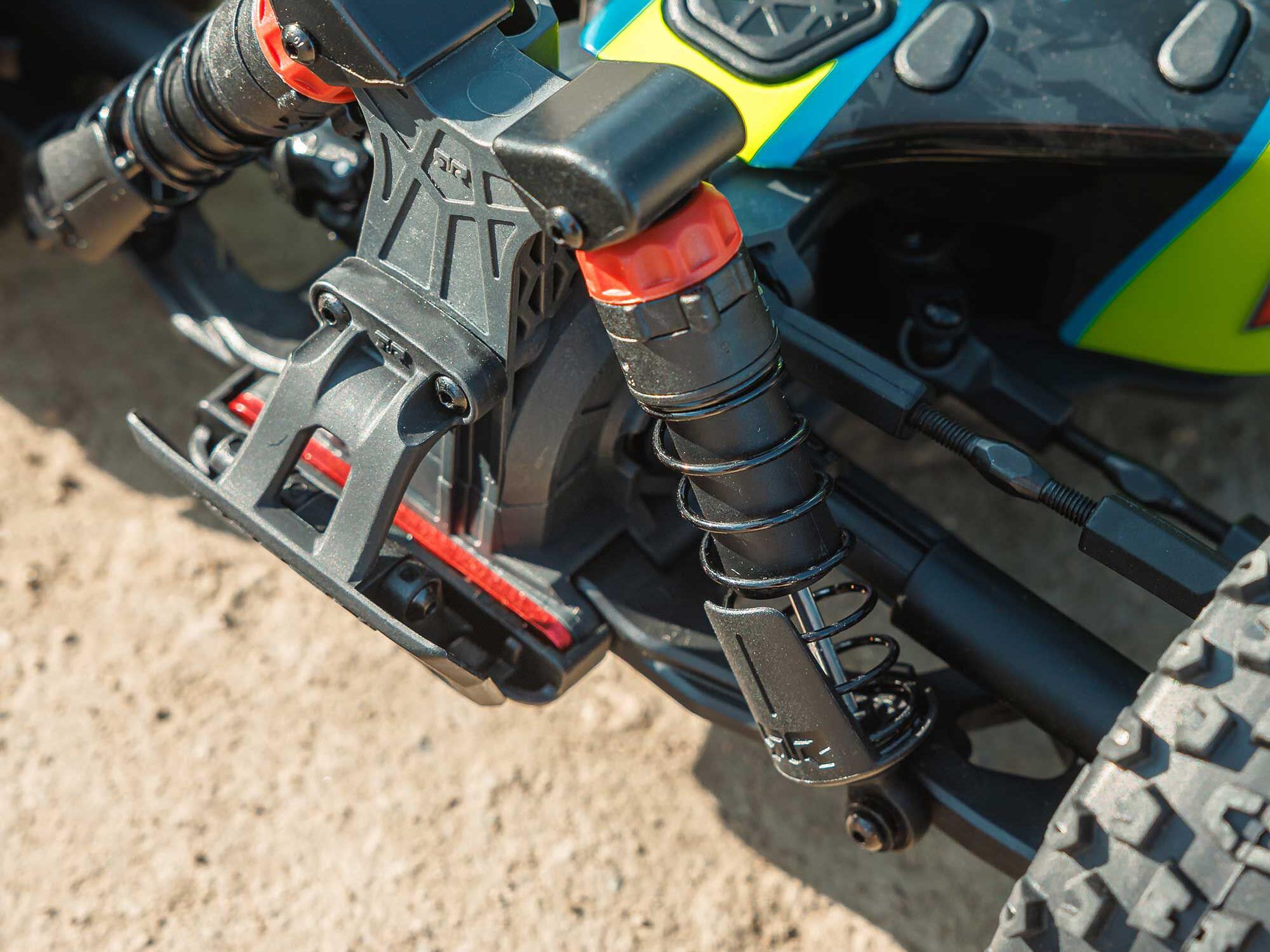 Arrma 1/8 TYPHON 223S BLX 4X4 Buggy RTR with DSC Yellow - Image 10