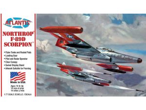 Atlantis Models 1:80 F-89D Northrop Scorpion Jet