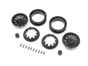 1.9 Raceline Daytona Beadlock Wheels, Black (2)