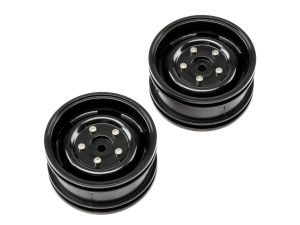 ECX 1.9 Wheel, Black (2): 1.9 Barrage Kit/RTR