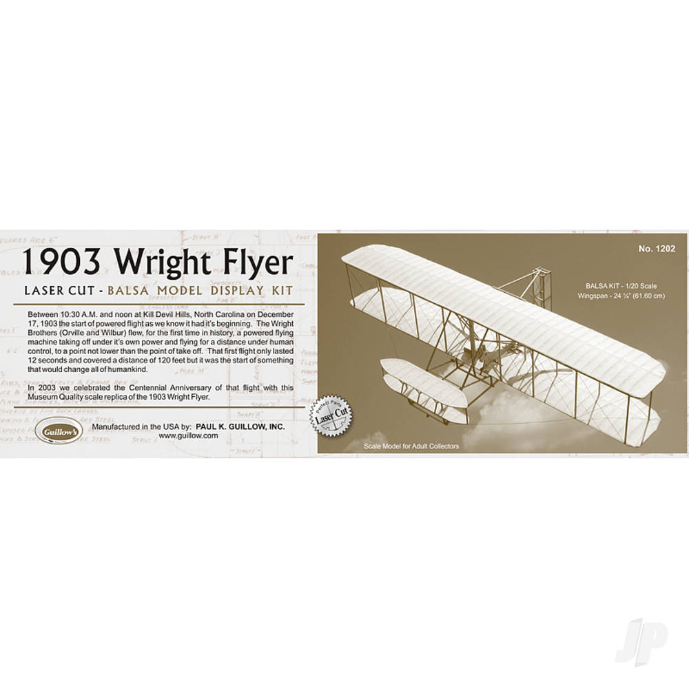 Guillow 1903 Wright Flyer - Image 3