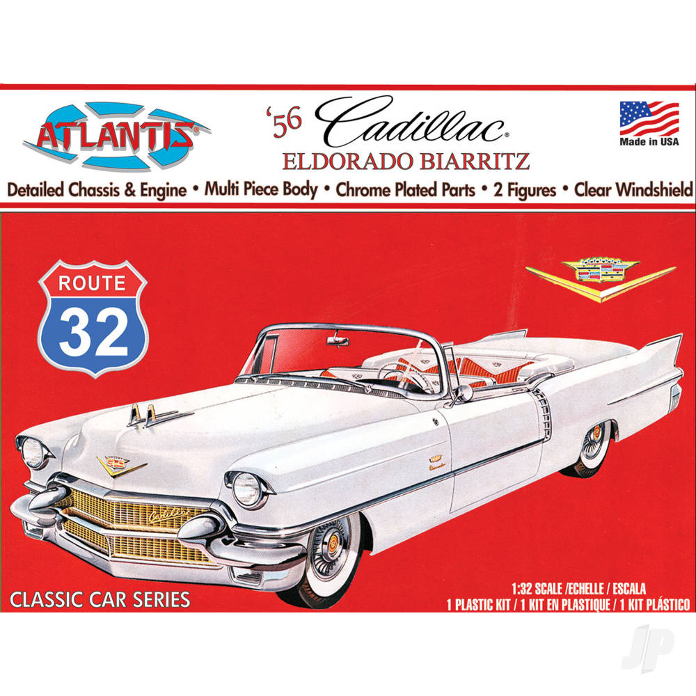 Atlantis Models 1956 Cadillac Eldorado with Glass