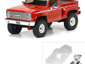 PRO 1982 Chevy K-10 Clear Body Set with Scale Molded Accessories
