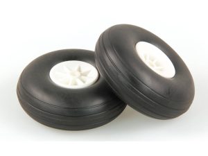 JP 2 1/2in - (63mm) White Wheels (2 pcs)