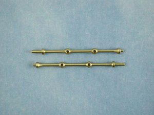 Ripmax 2 Hole Capping Stanchion, Brass 30mm (pk10)