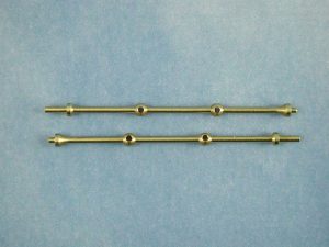 Ripmax 2 Hole Capping Stanchion, Brass 40mm (pk10)