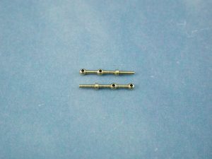 Ripmax 2 Hole Stanchion, Brass 10mm (Pk10)