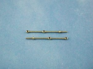 Ripmax 2 Hole Stanchion, Brass 20mm (Pk10)