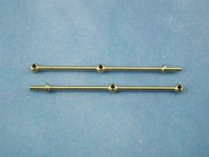 Ripmax 2 Hole Stanchion, Brass 35mm (Pk10)
