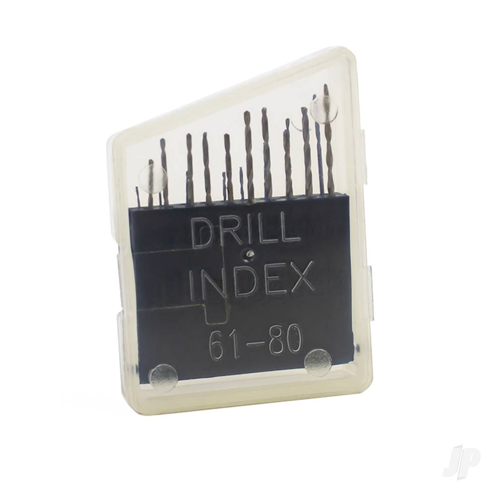 Excel 20 Piece Drill Metal Case #61 to #80 (Carded) - Image 2