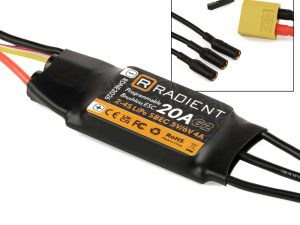 Radient 20A G2 ESC / SBEC (2-4 Cell)