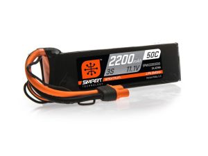 Spektrum 2200mAh 3S 11.1V 50C Smart LiPo Battery; IC3