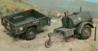 Italeri 250 GAL.S TANK TRAILER - M101 CARGO TRAILER