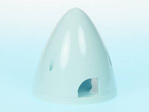 Dubro 2.5in Three Blade Spinner White (1 pc per package)