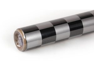 Oracover 2m ORACOVER Fun-3 Medium Chequered, Silver + Black (60cm width)