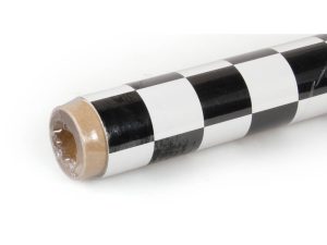 Oracover 2m ORACOVER Fun-3 Medium Chequered, White + Black (60cm width)