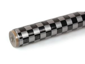 Oracover 2m ORACOVER Fun-4 Small Chequered, Silver + Black (60cm width)