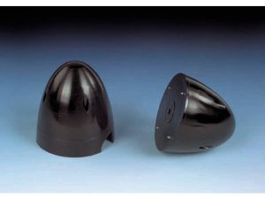 JP 3 1/2in (89mm) 2-Blade Black Nylon Spinner