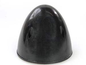 JP 3 1/2in (89mm) Black Flatback Nylon Spinner