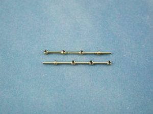 Ripmax 3 Hole Stanchion, Brass 20mm (Pk10)