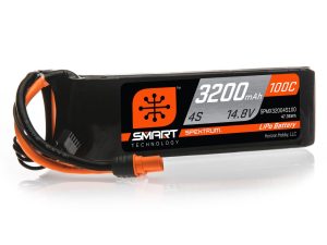 Spektrum 3200mAh 4S 14.8V 100C Smart LiPo Battery; IC3