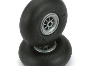 Dubro 3.25in Diameter Treaded Surface Wheels (1 pair per card)