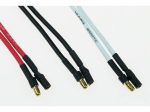 JP 3.5mm Gold Connector Set (3 Pair) 15cm Silicone Lead