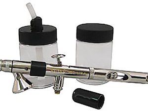 Badger 360 Universal Airbrush, 2ea. 3/4oz. jars, jar adaptor