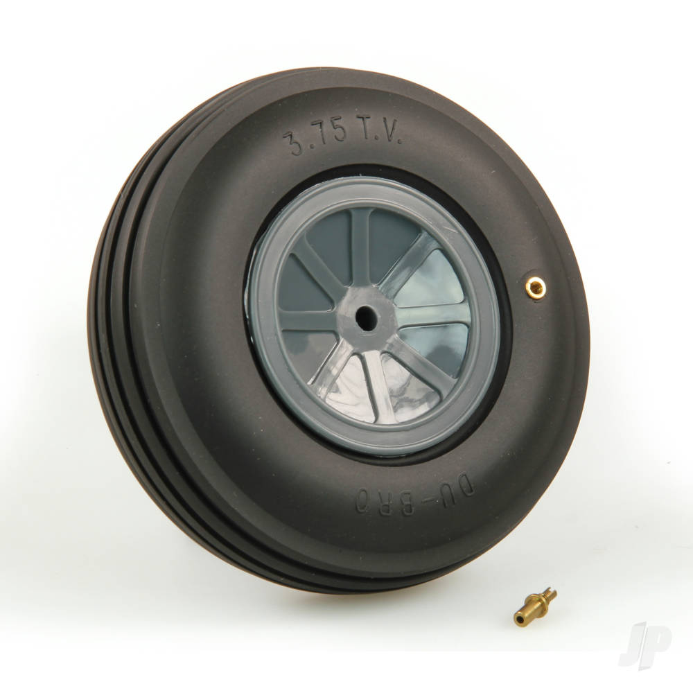 Dubro 3.75in Diameter Large Treaded Wheel (1 each per card) - Image 5