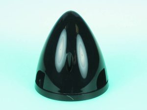 Dubro 3in Three Blade Spinner Black (1 pc per package)