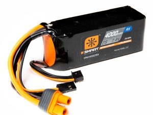 Spektrum 4000mAh 2S 7.4V Smart LiPo Receiver Battery; IC3