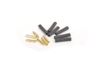 Core RC 4.0mm Gold Banana Bullets M/F 3prs + Shrink Tube