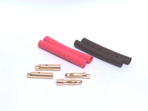FUSION 4.0mm Gold Connector Set 2prs