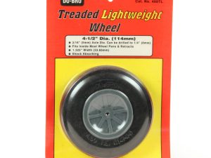 Dubro 4.5in Diameter Treaded Light Wheel (1 per card)