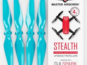 Master Airscrew 4.7x2.9 DJI Spark STEALTH Upgrade Propeller Set, 4x Blue