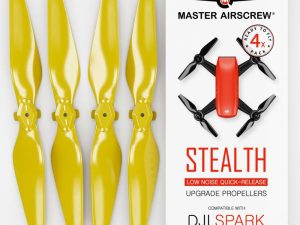 Master Airscrew 4.7x2.9 DJI Spark STEALTH Upgrade Propeller Set, 4x Yellow