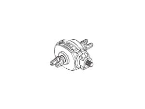 PD Racing 4S Differential Gear Box Assembly 1PCS