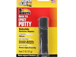 Super Glue 5 Minute Quick Fix Epoxy Putty Stick (2oz, 57g)