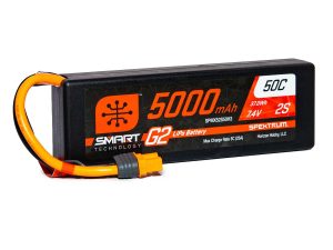 Spektrum 5000mAh 2S 7.4V SMART G2 50C IC3
