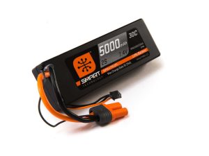 Spektrum 5000mah 2S 7.4V Smart LiPo 30C; Hardcase, IC5