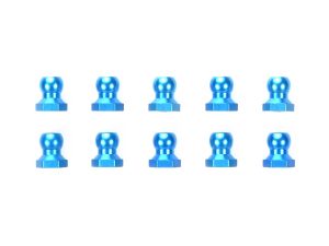 Tamiya 5Mm Aluminium Ball Nut Blue