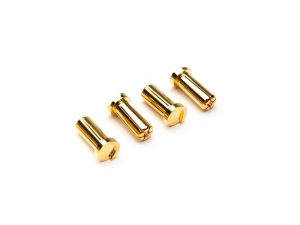 Dynamite 5mm Low Profile Bullet Connectors (4)