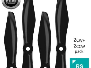 Master Airscrew 5x4.5 RS-FPV Racing Propeller Set 4x Black