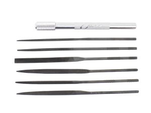 Excel 6-Piece Assorted Sharpening File Set with Handle