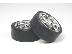 Tamiya 6-S Wheel W Drift Tyre X 2 26Mm + 2