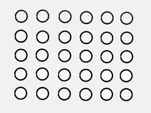 Tamiya 6Mm Shim Set X 10 For 58425