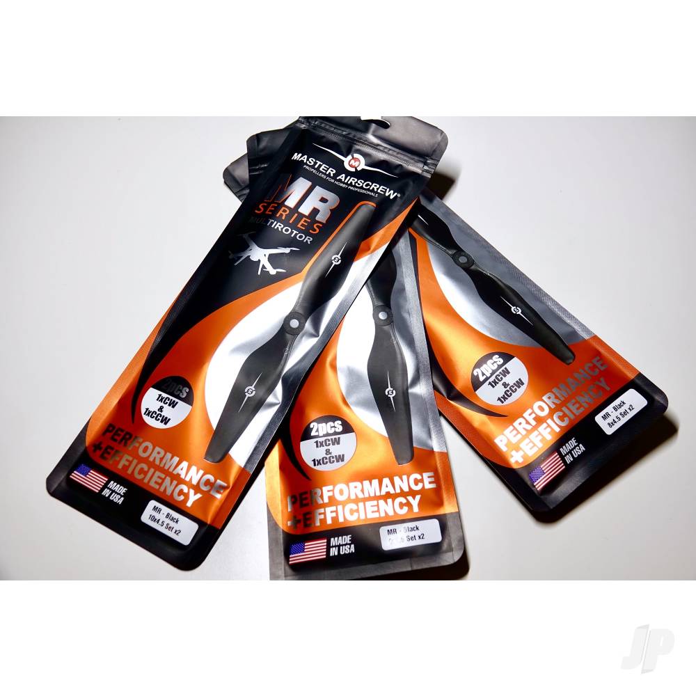 Master Airscrew 6x3.2 3MR 3-Blade Propeller (CCW) Black - Image 4