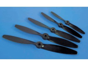 JP 6x4 Nylon Glass Fibre Black Propeller