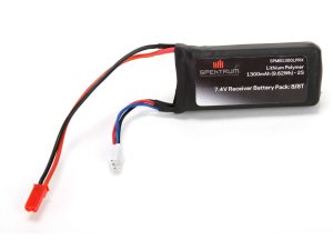Spektrum 7.4V 1300mAh 2S 5C LiPo Rx Pack w/JST Connector